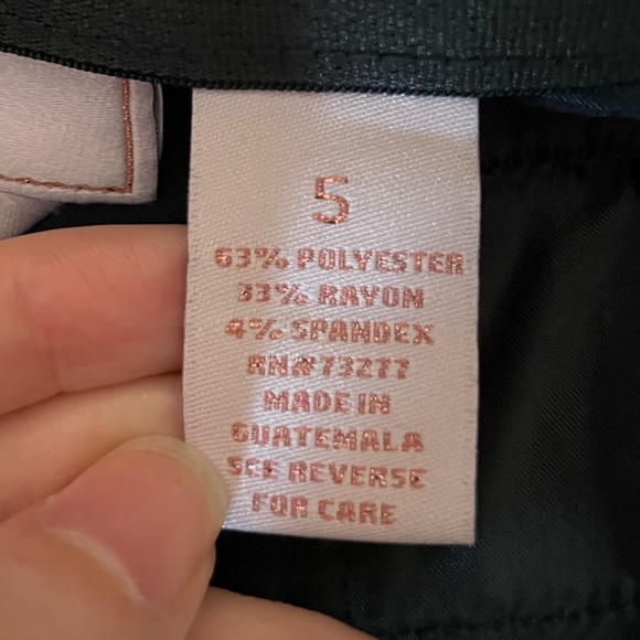 Juniors Black Dress Pants - Picture 3 of 4